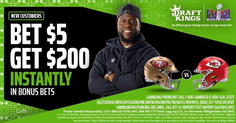 DraftKings Sportsbook Super Bowl Offer