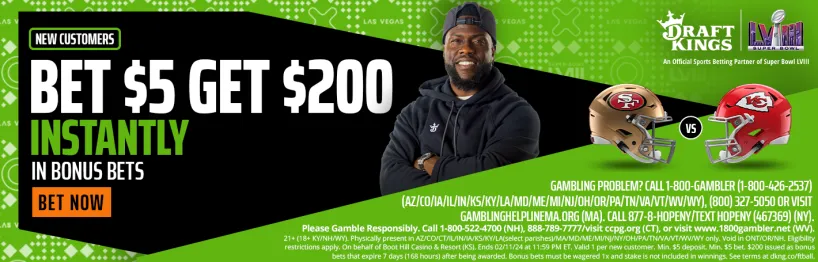 DraftKings Sportsbook Super Bowl Offer