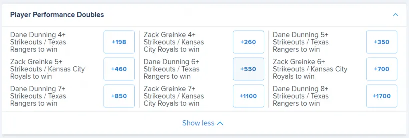 FanDuel Player Performance Double