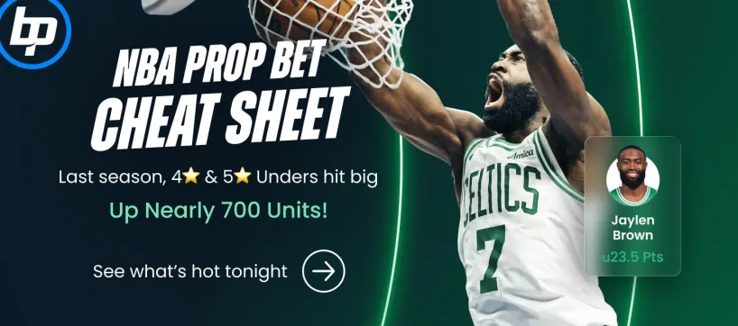 NBA Prop Bet Cheat Sheet