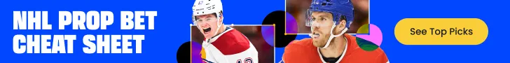 NHL Prop Bet Cheat Sheet