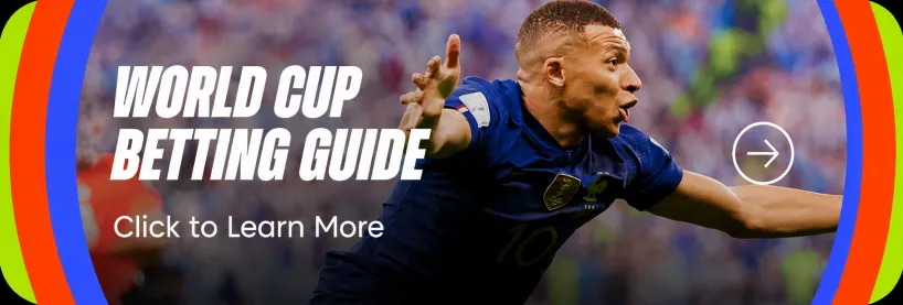 Live 2026 World Cup odds and best bets across major sportsbooks. Find sharp-edge opportunities and track futures, group probabilities, and the full schedule.