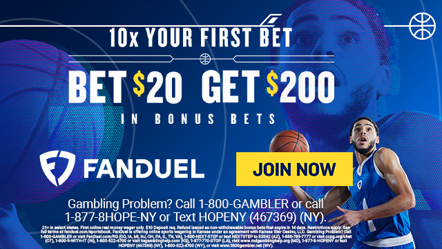 FanDuel 10x Your First Bet Offer