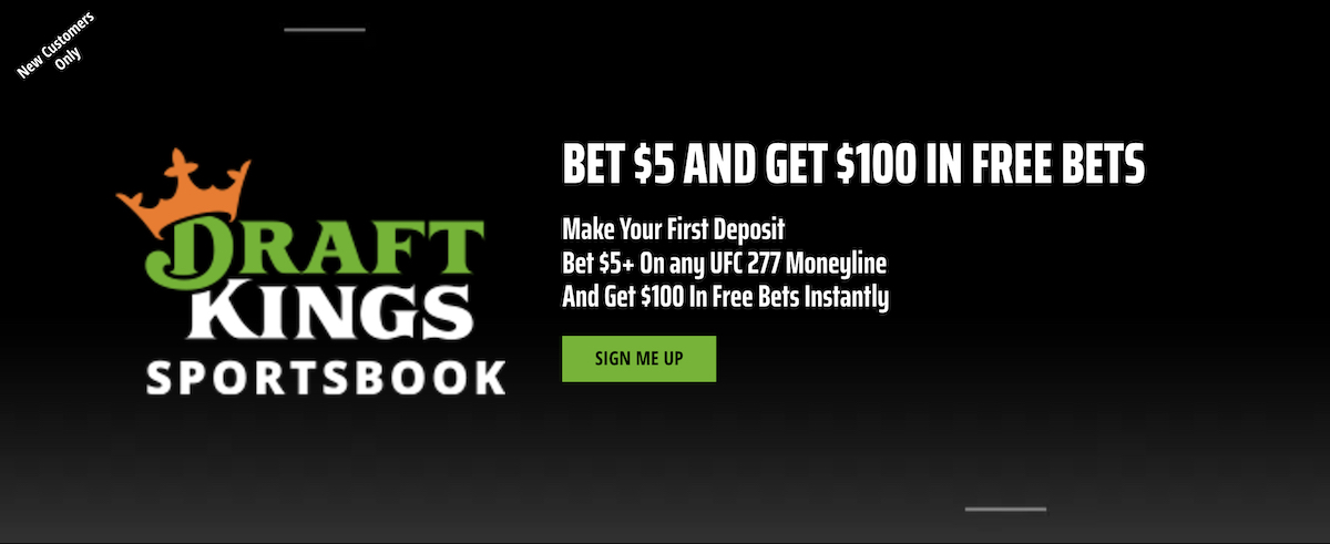 DraftKings UFC 277 Offer