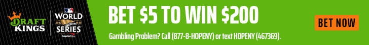 DraftKings World Series Offer: Bet $5, Win $200 on Phillies vs. Astros