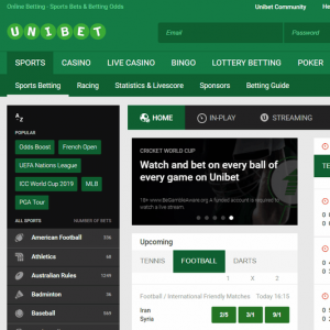 Unibet bonus cash