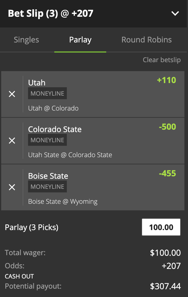 College Football Parlay Bets for Week 15