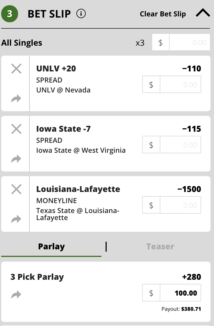 best parlays for nfl