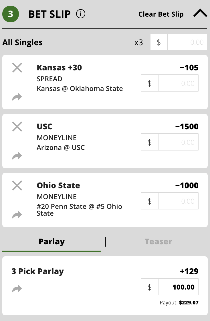 Best College Football Parlay Bets for Week 9 (2021)
